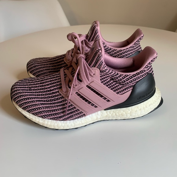 Adidas Ultra Boost Purple and Black Running Shoes - Picture 1 of 8